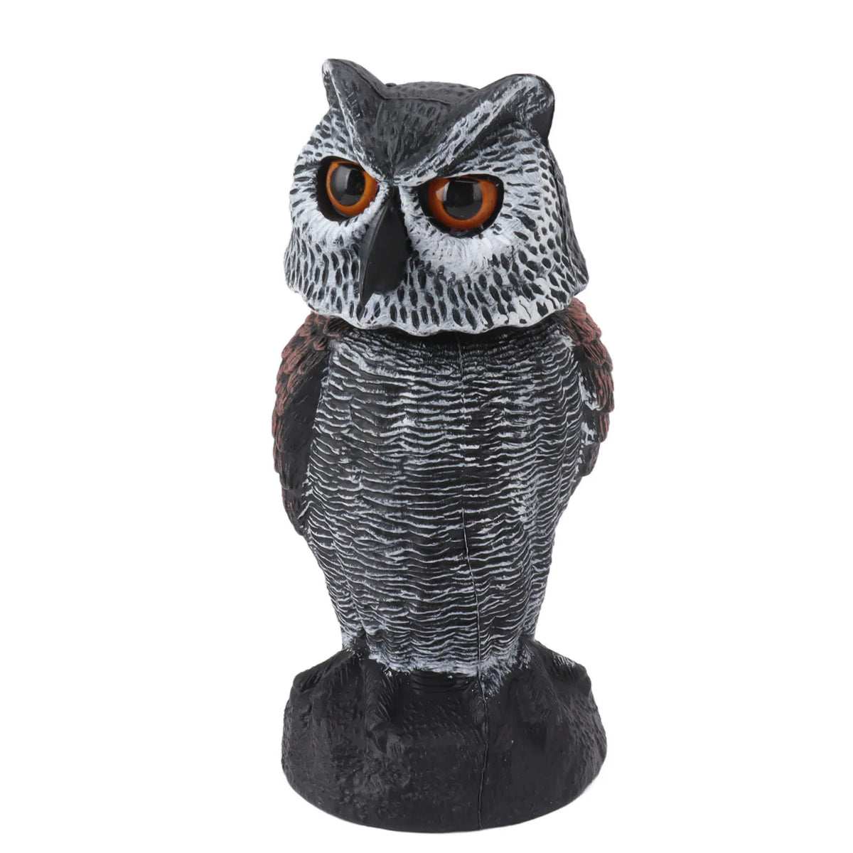 Owl Decoy Plastic Shake Head Owl Decoy To Scare Birds Away Scarecrow Fake Owl Outdoor Garden Decoration Owl Decoy to Scare Birds
